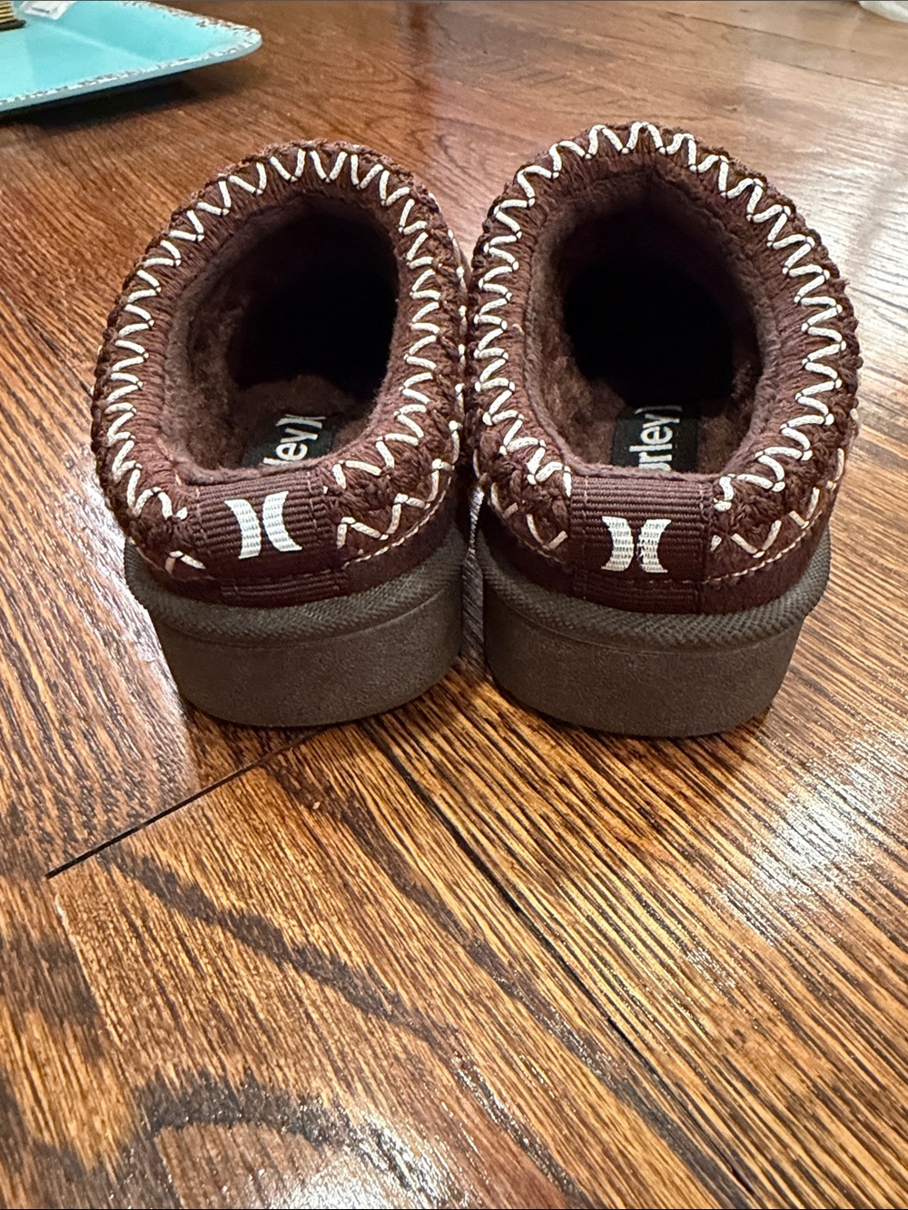 Hurley Kids Modi Slippers Size 7 Toddler - Chocolate Brown - NWOT! 7T shoes shoe - Picture 3 of 7